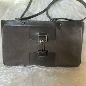 Gucci olive color, horse-bit, leather and satin,   hand bag A++ all inclusion